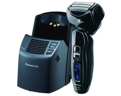 Panasonic ES-LA93-K, Arc4 Electric Razor, Men’s 4-Blade with Multi-Flex Pivoting Head and Dual Motor, Premium Automatic Clean & Charge Station Included, Wet or Dry Operation