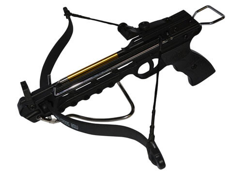 Rogue River Tactical 80lbs 80 Pound Pistol Crossbow with Arrow Holder w/3 Cross Bow Bolts Arrows