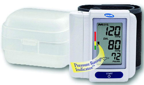 Invacare Deluxe One Touch Digital Wrist Blood Pressure Monitor