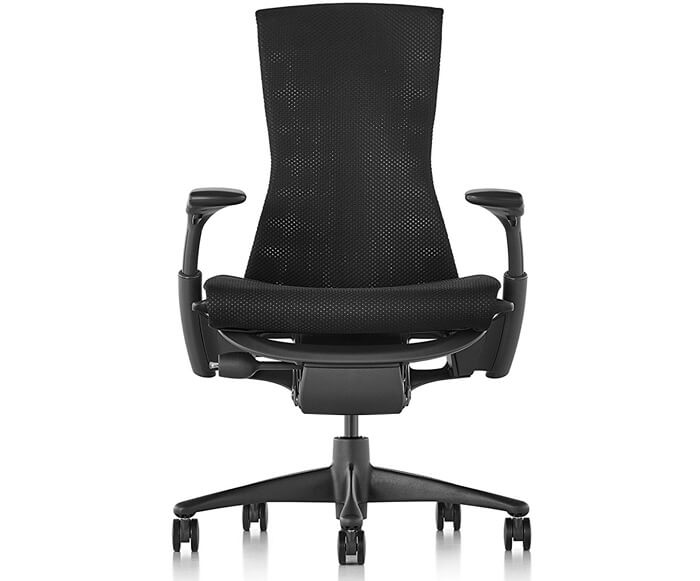 Herman Miller Embody Chair - Graphite Frame/Black Balance Textile