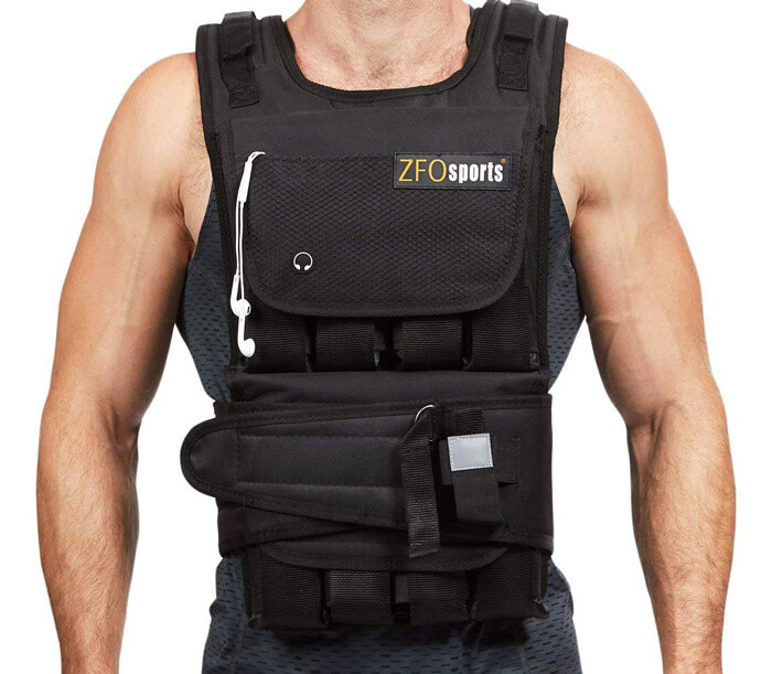 ZFOsports Weighted Vest 40lbs/60lbs/80lbs
