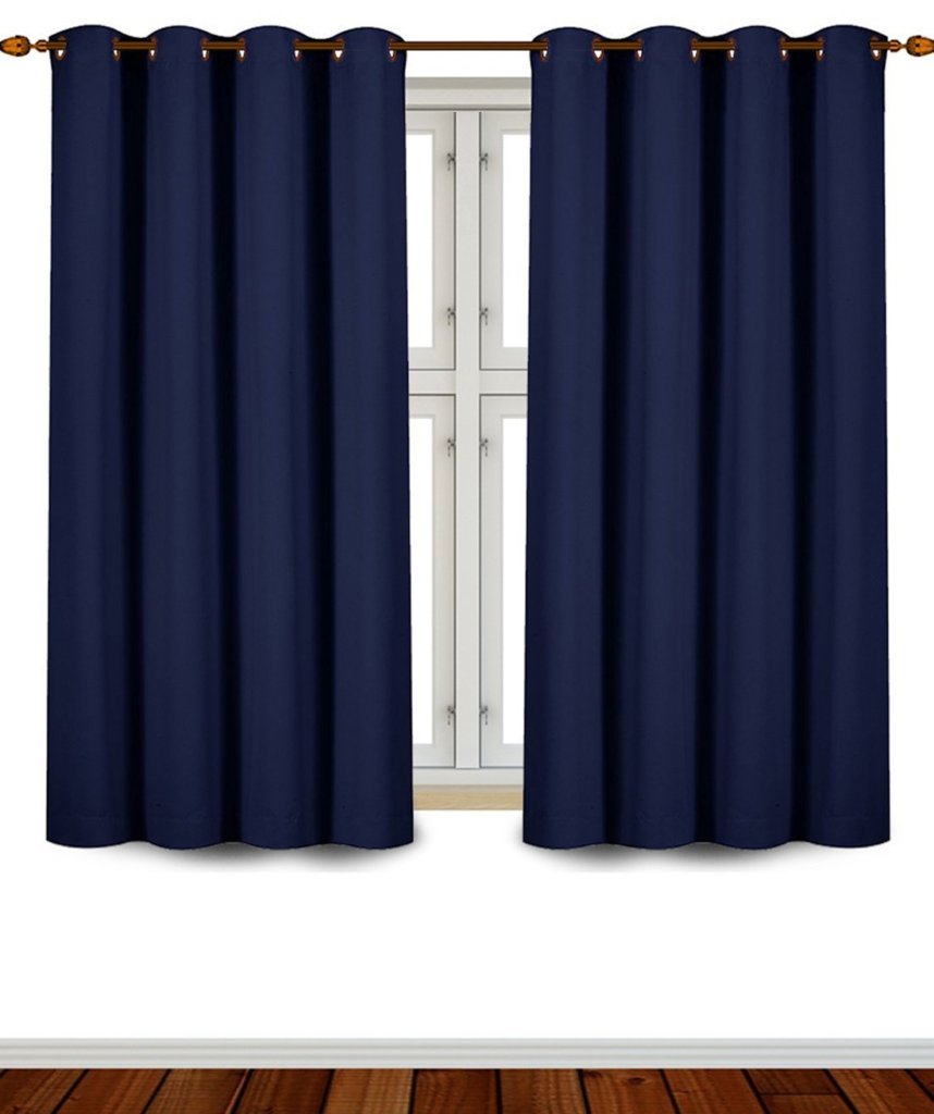 blackout room-darkening curtains