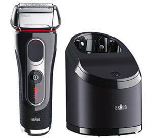 Braun Series 5 5090cc Electric Foil Shaver for Men with Clean & Charge Station, Electric Men's Shaver, Razors, Shavers, Cordless Shaving System