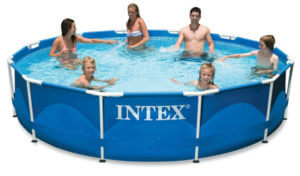 2. Intex 12ft X 30in Metal Frame Pool Set with Filter Pump