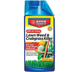 Bayer Advanced 704140 All-in-One Lawn Weed and Crabgrass Killer Concentrate, 32-Ounce