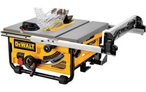 DEWALT DW745 10-Inch Compact Job-Site Table Saw with 20-Inch Max Rip Capacity – 120V